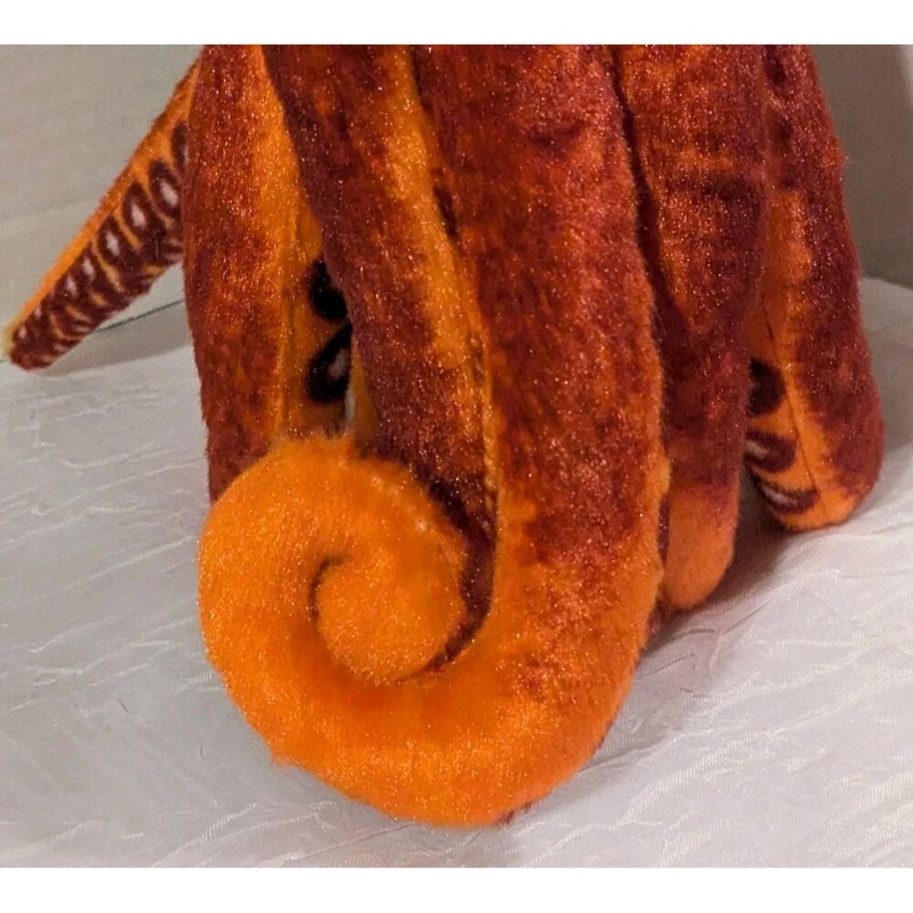 National Geographic Octopus Plush Realistic Orange Stuffed Animal Ocean Sea 11" - Picture 5 of 16